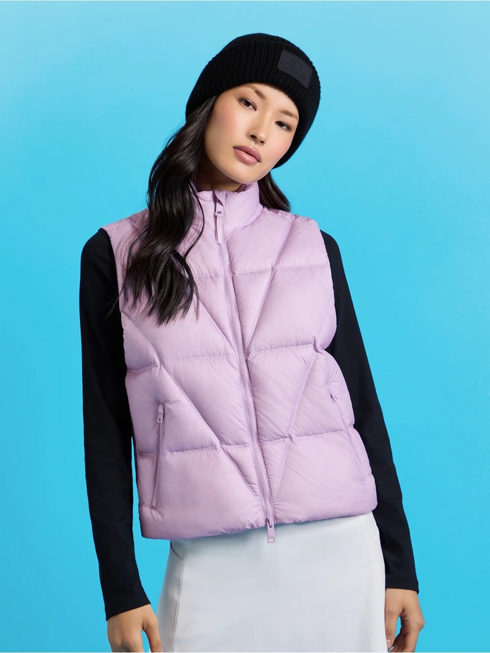 G/FORE Featherweight Down Filled Puffer Vest Iris Womens Golf NEW